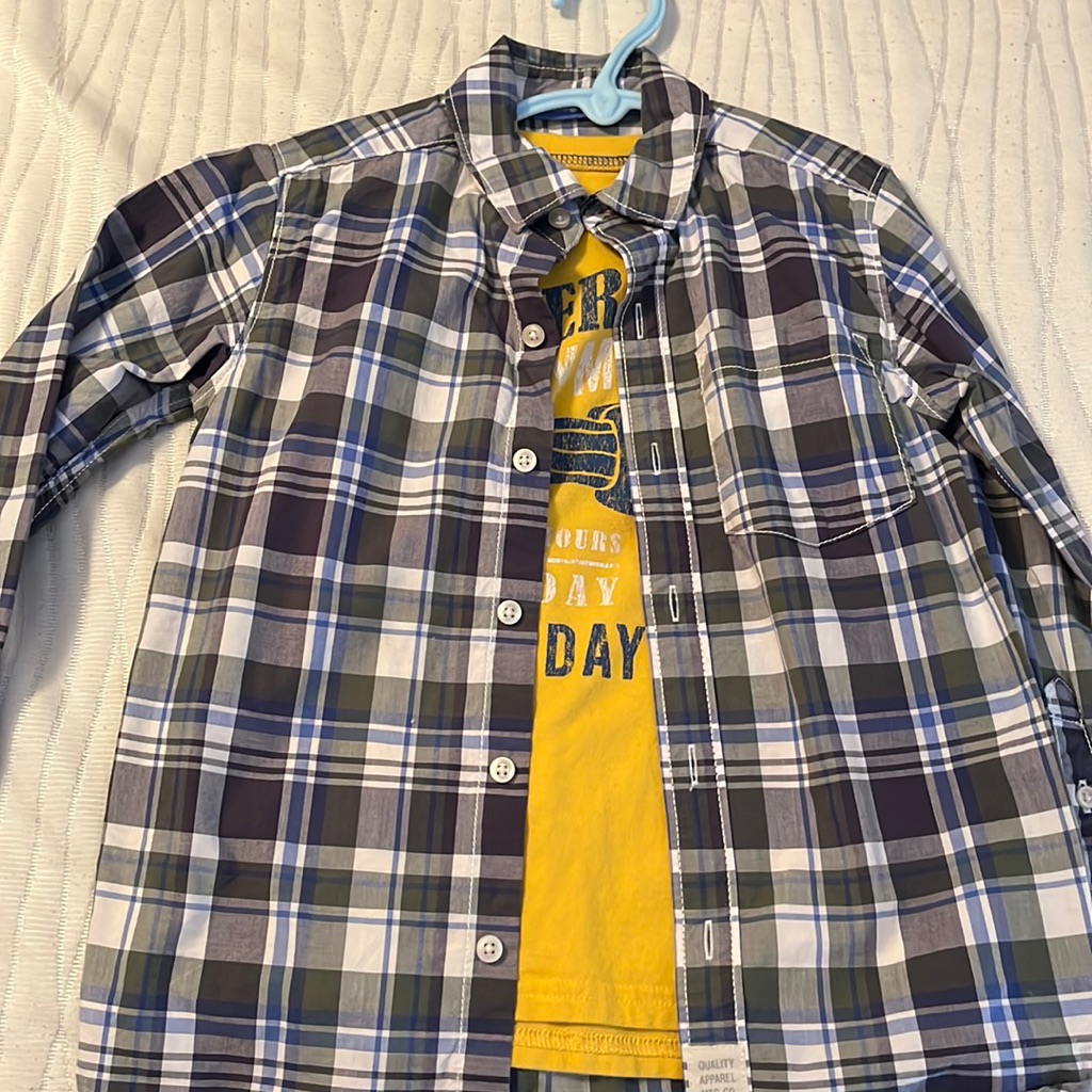 Carter’s Plaid Button Down Set